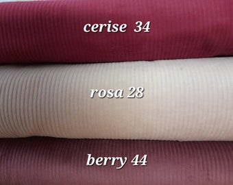 Oeko-Tex cord fabric, wide cord cotton 50 x 142 cm