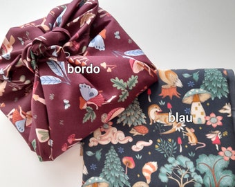 Furoshiki Oeko-Tex 'cotton, reusable sustainable packaging