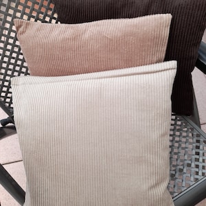 Cushion covers in all sizes and shapes Oeko-Tex Wide Cord Reading Bone