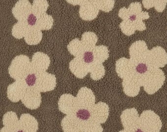 TEDDY, faux fur flowers 50 x 160 cm.