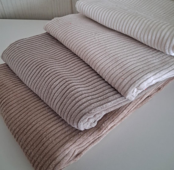 OEKO Tex Standard 100 Öko-Tex Breitcord 100 % Baumwolle 50 X 142 Cm Tweed Stoff Meterware