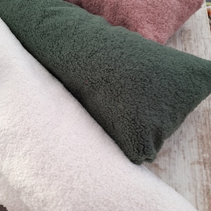 Draft excluder, cold protection made of deLuxe wool fabric in 3 colors