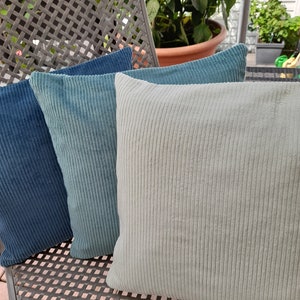 Cushion covers in all sizes and shapes Oeko-Tex wide cord