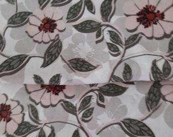 Canvas decorative fabric linen look 140 x 140 cm