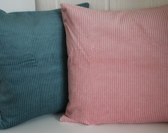 Cushion covers wide cord many colors / reading bone