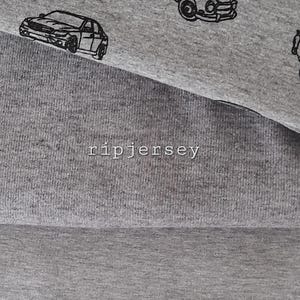 Remnant package BW-Jersey, Sweat, Rip-Jersey cuffs 200 x 140/150 + 50 cm cuffs tubular fabric
