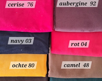 Öko-Tex gecertificeerde corduroy stof, fijne corduroy, baby corduroy, katoen, 50 x 140 cm