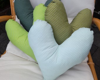 Almohada para el corazón ÖKO-Tex, almohada para el antebrazo, almohada de posicionamiento después de la cirugía de mama, aproximadamente 37 x 35 cm, estrellas
