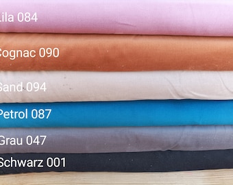 Öko-Tex gecertificeerde corduroy stof, fijne corduroy, baby corduroy, katoen, 50 x 140 cm