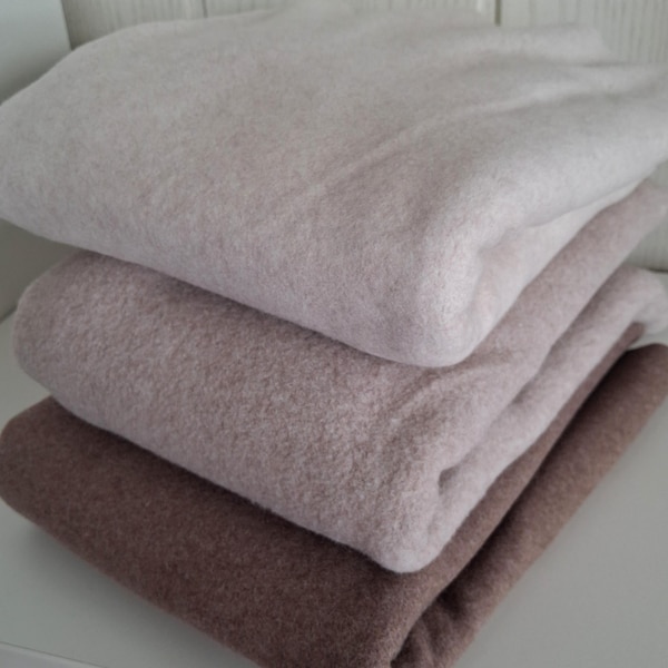 Cotton fleece GOTS 50 x 145 cm.