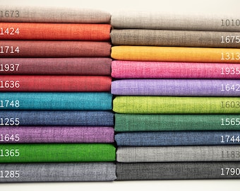 Oeko-Tex Coated Cotton plain melange 50 x 140 cm Oeko-Tex certified for food, bags, aprons, tablecloths, pillows