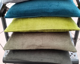 Cushion covers in all sizes and shapes Oeko-Tex wide corduroy / reading bone