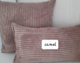 Fundas de cojines de pana de todos los tamaños y formas.