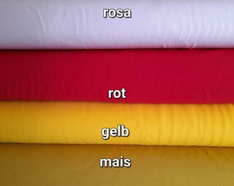 Öko-Tex Baumwolljersey  uni 50 x 150 cm Öko-Tex