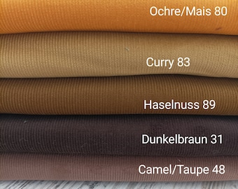 Öko-Tex gecertificeerde corduroy stof, fijne corduroy, baby corduroy, katoen, 50 x 140 cm