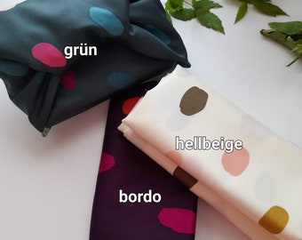 Furoshiki Oeko-Tex cotton, reusable sustainable packaging