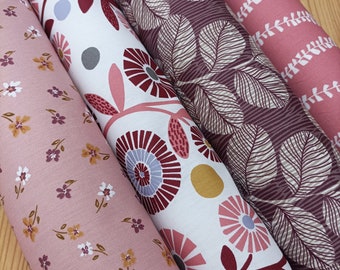 Coated cotton abstract or dots 50 x 148 cm Oeko-Tex certified for food, bags, aprons, tablecloths, cushions