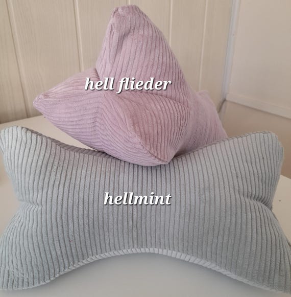 Leseknochen aus Baumwoll-Breitcord 38 x 20 cm