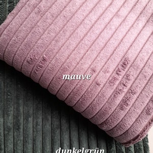 Swafing velvet corduroy decorative fabric 50 x 140 cm 8 colours