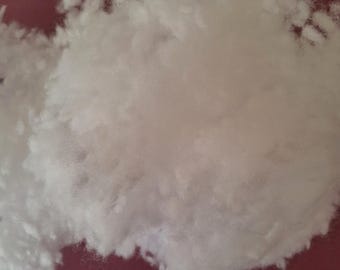 Relleno de fibra lavable, apto para peluches y almohadas, 500 gramos