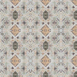 Oeko-Tex Canvas decorative fabric linen look 50 x 135 cm geometric digital print
