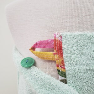 Shower Wrap, bath towel, no velcro image 7