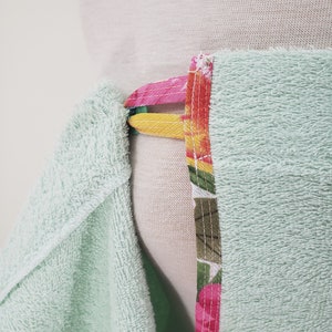 Shower Wrap, bath towel, no velcro image 6