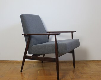 Vintage armchair Fox, type 300-190, mid-century, renovation Vintage