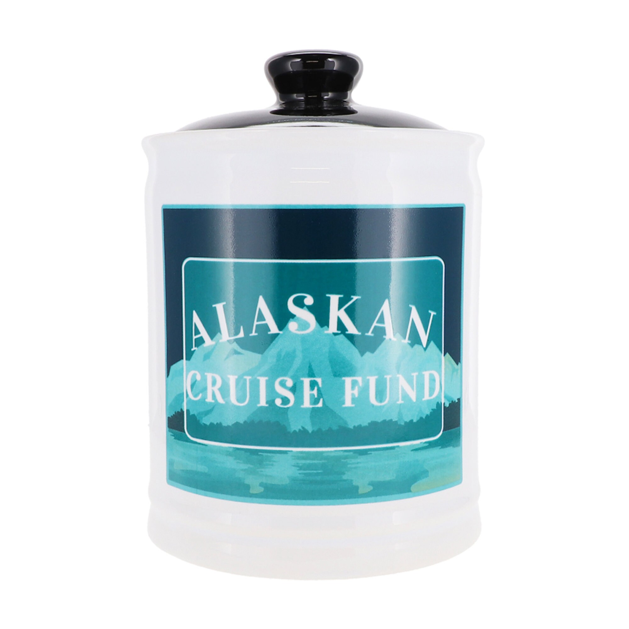 Alaskan Cruise Fund Piggy Bank, Alaska Vacation Travel Jar