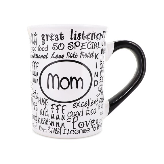 Dee Wite Black mug 11oz by Retro Boater Dee Wite Black mug 11oz by Retro Boater