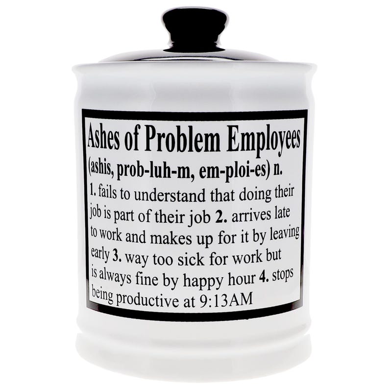 Ashes of Problem Employees Piggy Bank: Funny Office Gift image 8