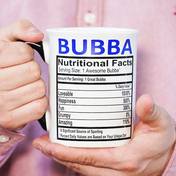 Bubba Coffee Mug: 16oz Ceramic Grandpa Gift - Etsy