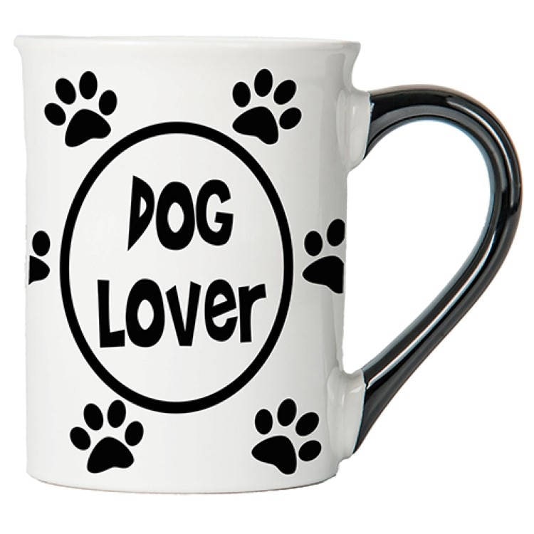 Dog Mugs Dog Lover Mug 18 Ounce Doggy Lover Coffee Cup Dog Etsy