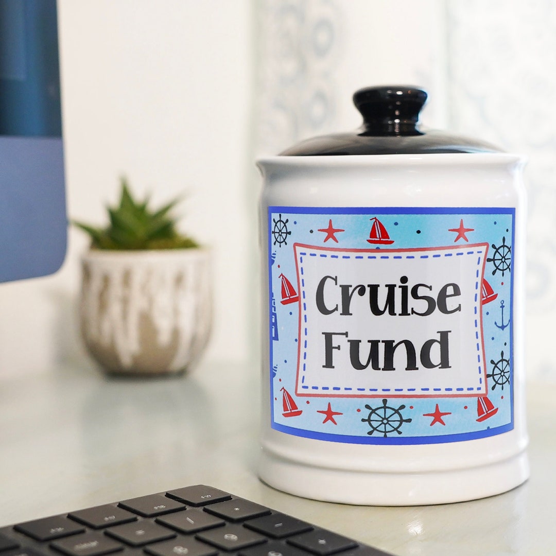 Cottage Creek Cruise Fund Piggy Bank, Cruise Money Holder, Cruise
