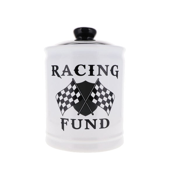 Racing Fund Jar, Race Car Piggy Bank, Car Gifts for Men, Dad Gifts