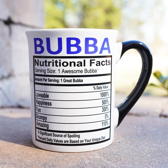 Cottage Creek Bubba Mug, 16oz. Ceramic Bubba Coffee Mug, Bubba Grandpa  Gifts, Bubba Gifts, Bubba Birthday Gifts 