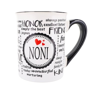 Cottage Creek Noni Mug, Ceramic 16oz. Noni Coffee Mug, Noni Gifts, Best Ever Noni, Gifts for Noni, Noni Coffee Cup