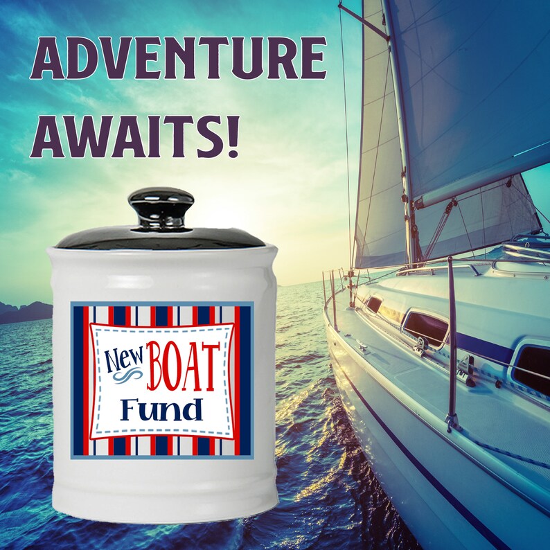 Boat Accessories Boat Gift New Boat Fund Jar Boating Etsy