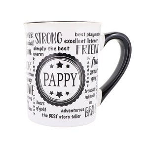 Cottage Creek Pappy Mug, Ceramic 16oz. Pappy Coffee Mug, Pappy Gifts, Pappy Grandpa Gifts, Best Pappy Gifts, Pappy Father&#39;s Day Gifts