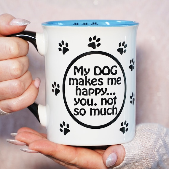 Dog Lover Coffee Mug: Funny Dog Mom/dad Gift, 16oz Ceramic - Etsy