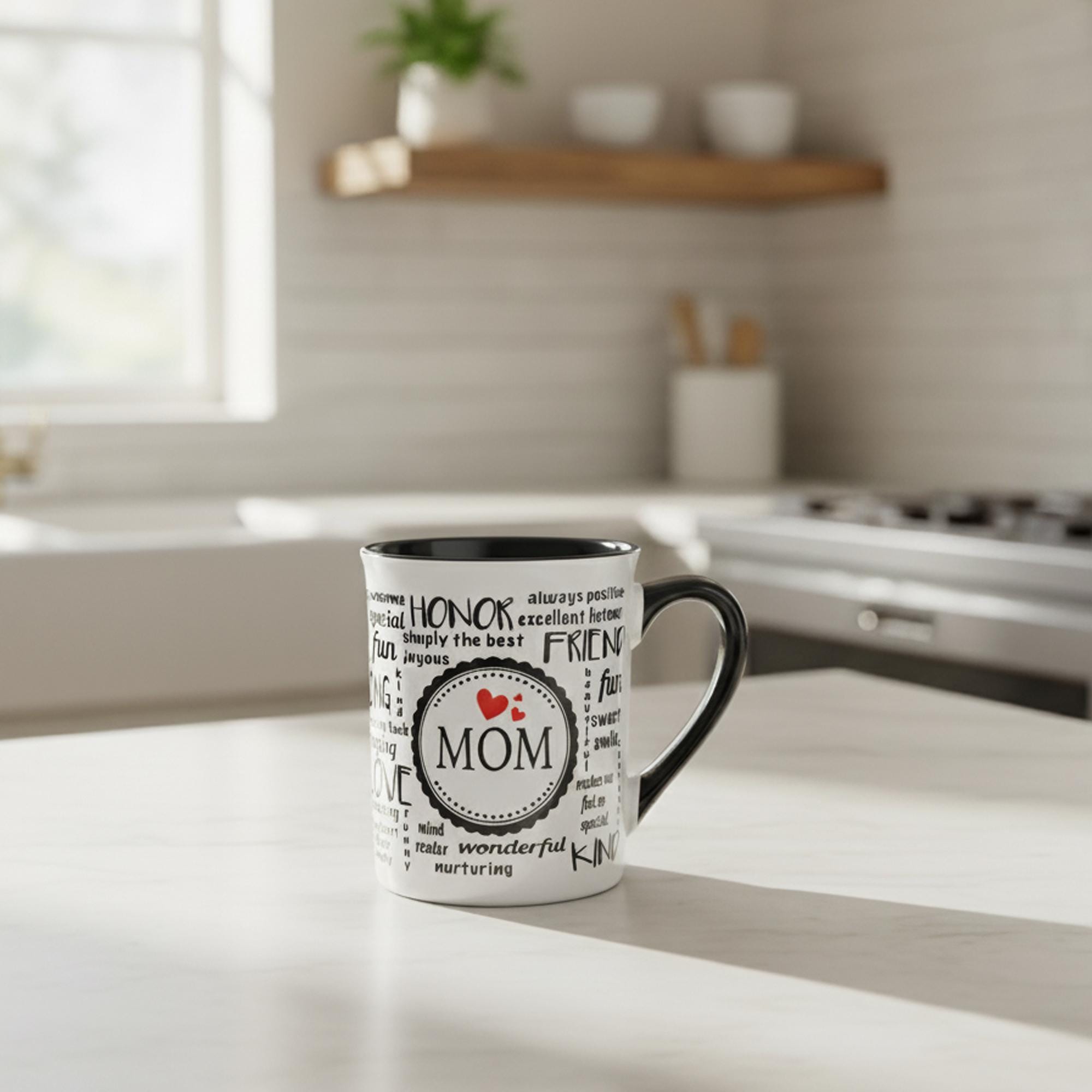 Coffret Maman Louve : Mug & Chaussettes - Cadeau Fête des Mères Idéal