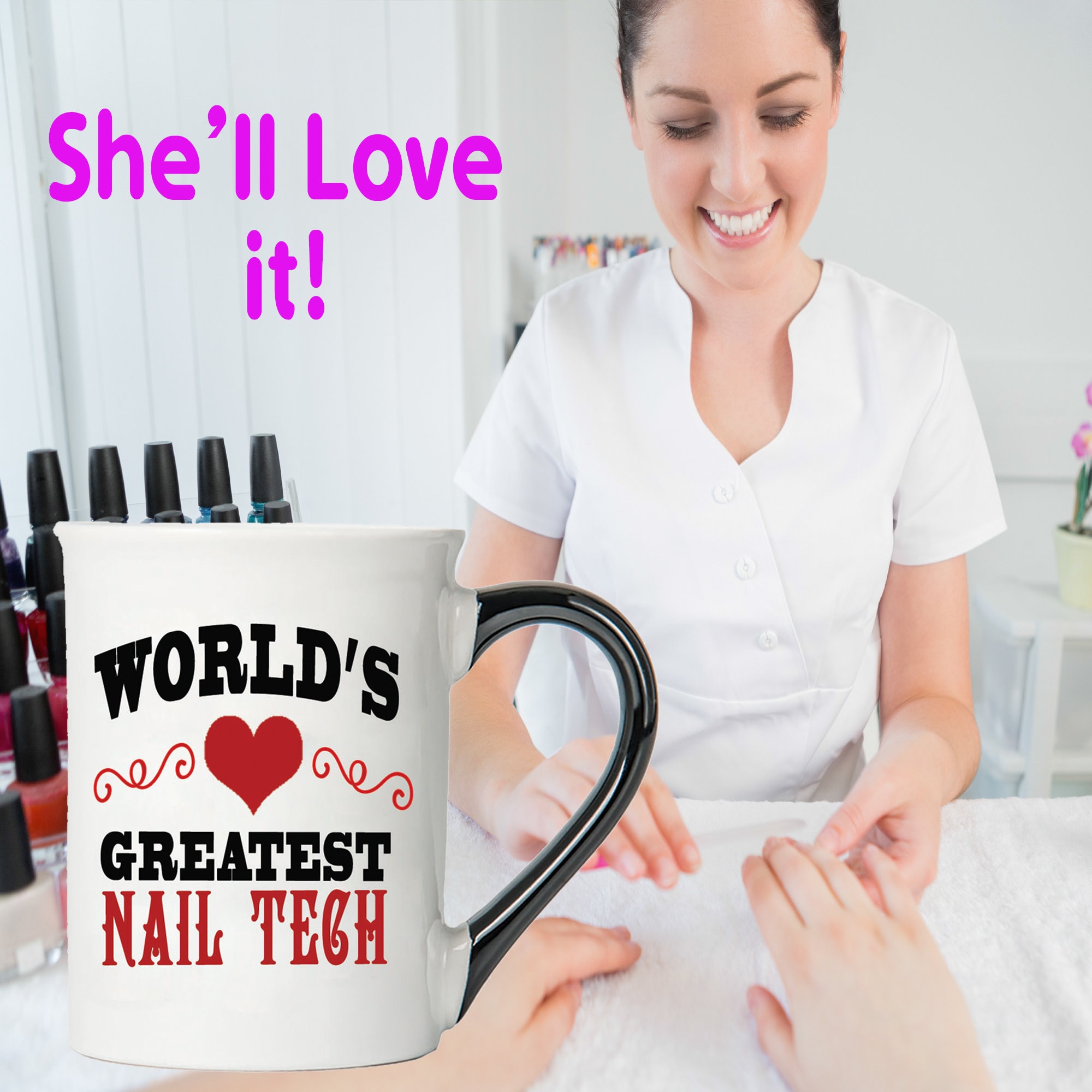 Nail Tech Gifts World's Greatest Nail Tech Salon Gifts Etsy