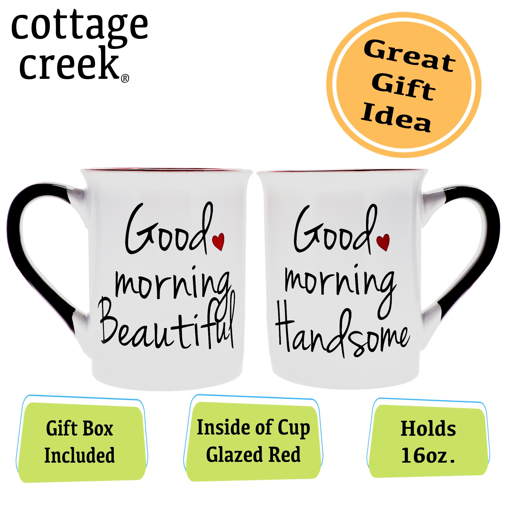 Cottage Creek Bubba Mug, Bubba Coffee Mug for Bubba, 16oz., 6 Multicolored