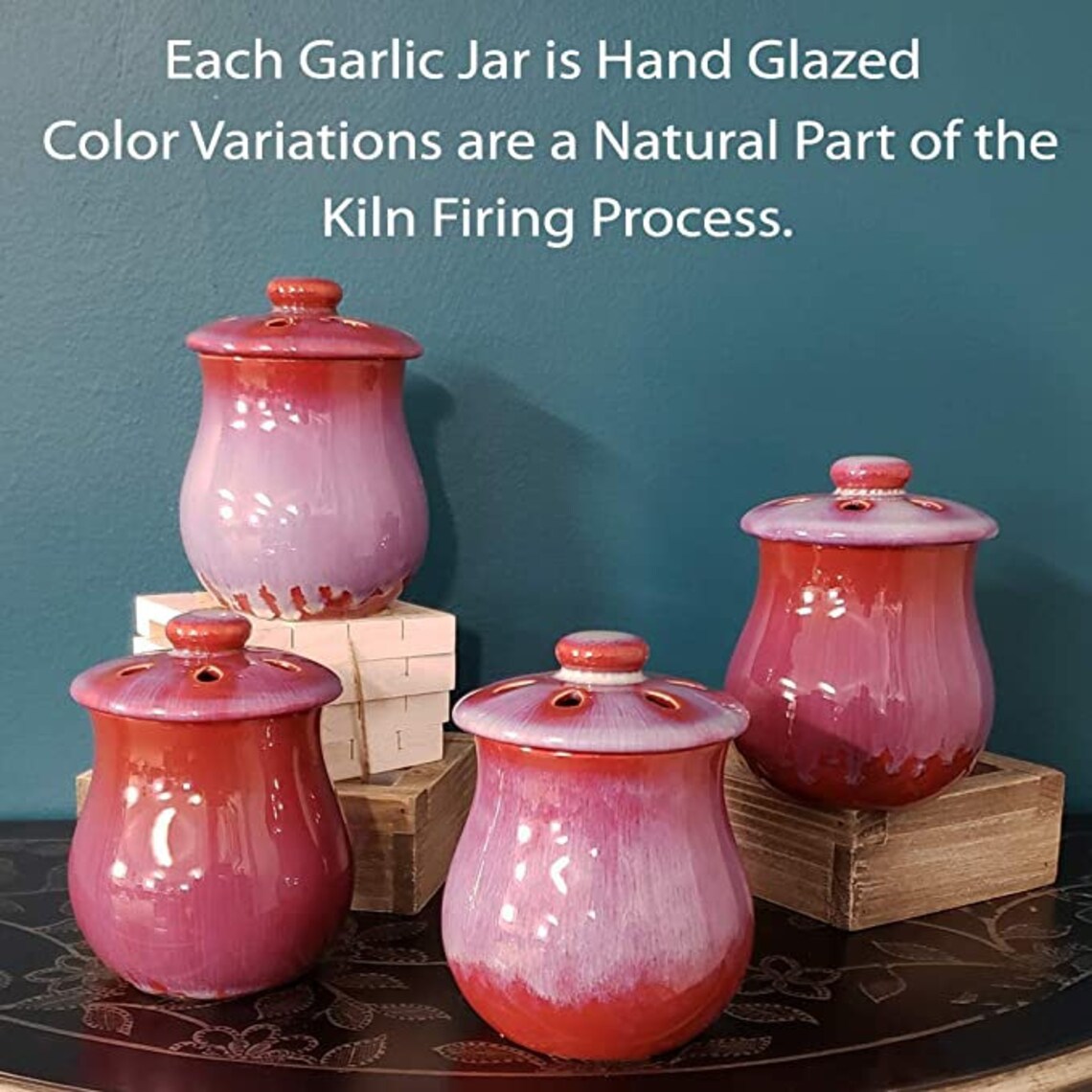 Cottage Creek Garlic Keeper Garlic Clove Storage Container Etsy