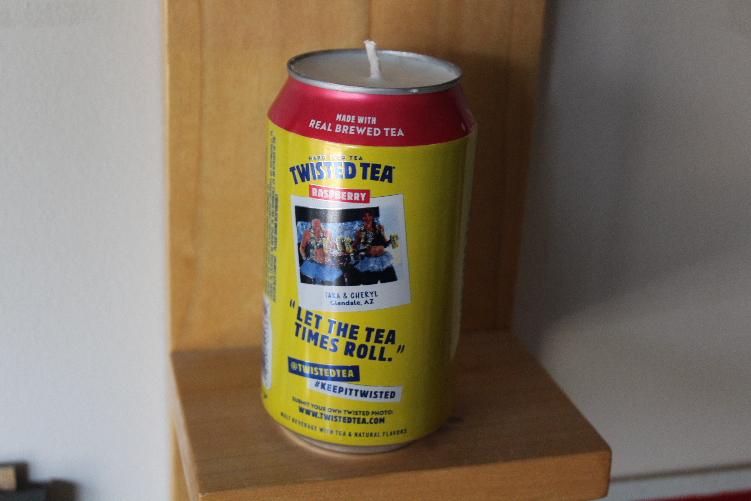 Twisted Tea Extreme Raspberry Light Twisted Tea Hard Ice Tea Raspberry Can Candle, Black Rasberry Scent - Etsy