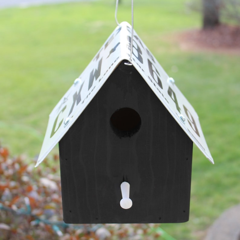 Texas The Lone Star State License Plate Birdhouse