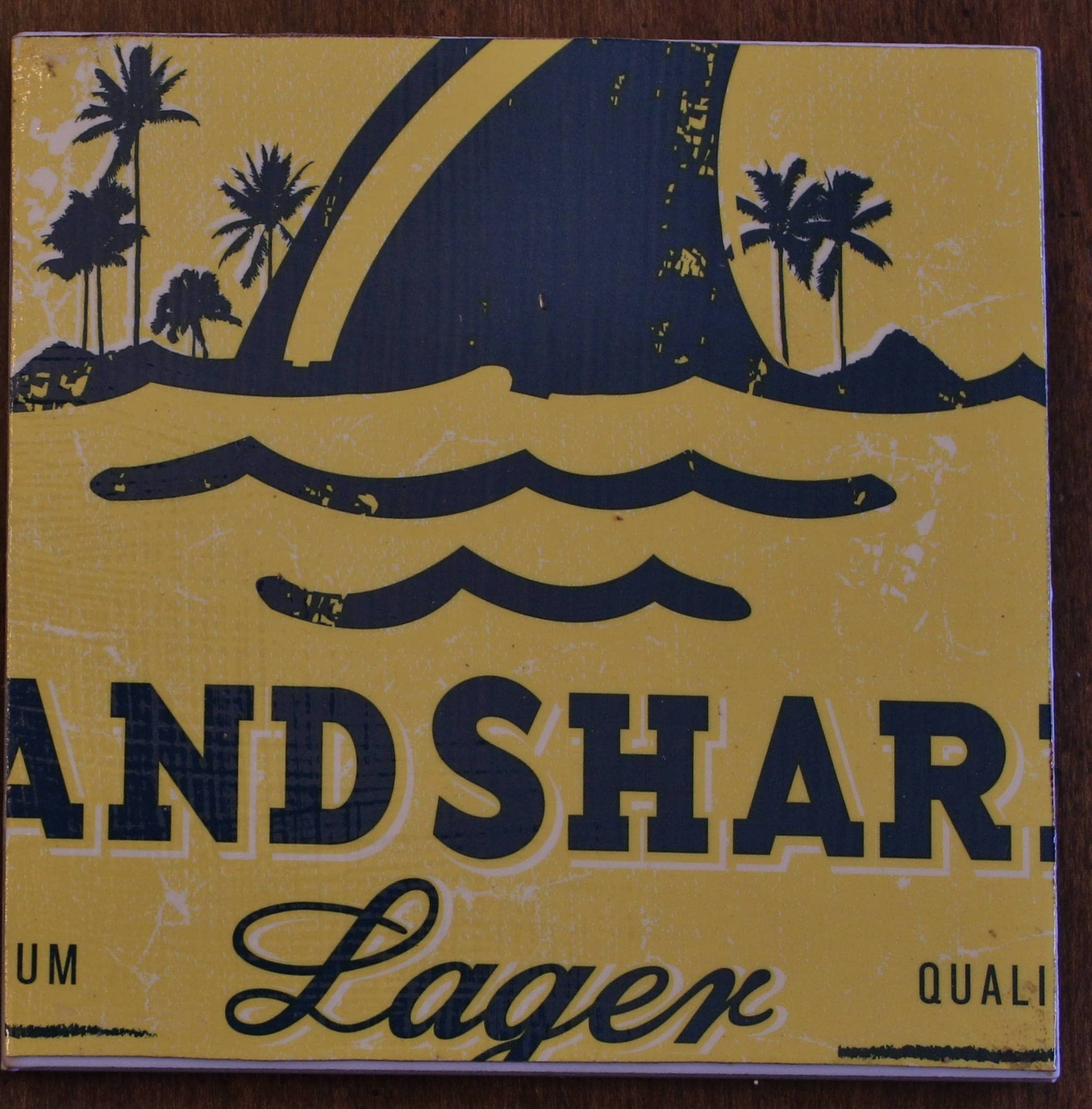Set of 2 Land Shark Lager Beer Box Drink Coasters Etsy