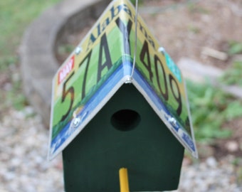 Alabama License Plate Birdhouse