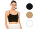 Seamless Crop Top Camisole Croptop Bra Mini Cami Sports Tops Basic Bralette Undershirts No Pad/Wire One Size 