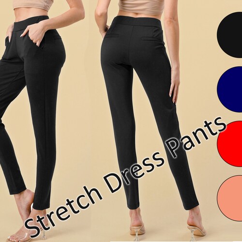 Women's Work Dress Stretch Pants 
